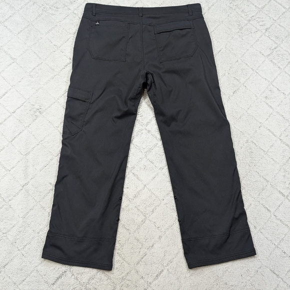 Prana Pants Mens XL Gray Zion Stretch Straight Snap Roll Up Hike Trail 30” - Picture 7 of 8